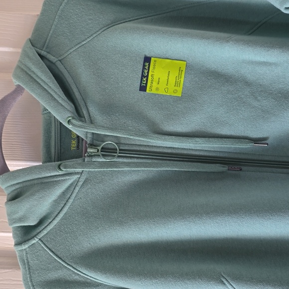 TEK GEAR WOMEN'S PLUS SIZE GREEN FRONT ZIP HOODIE SIZE XXL - Picture 3 of 15